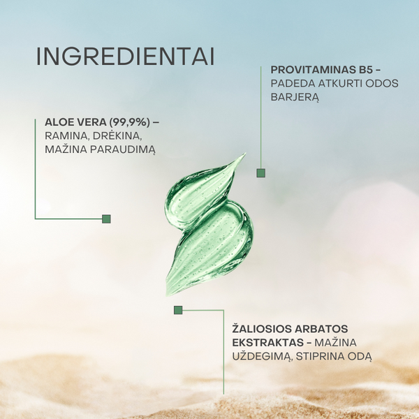 Organinis Aloe Vera gelis kūnui