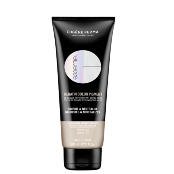 Essentiel Keratin Color Repairing Beige Blond dažanti plaukų kaukė
