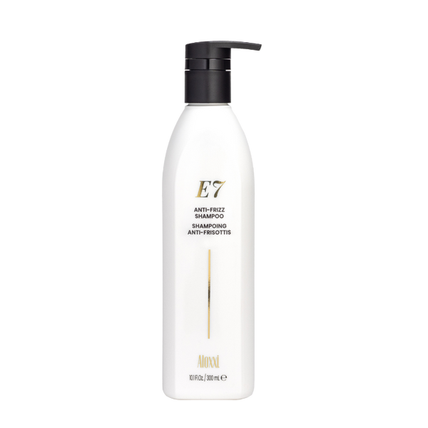 E7 Anti-Frizz prabangus šampūnas nuo pasišiaušiusių plaukų
