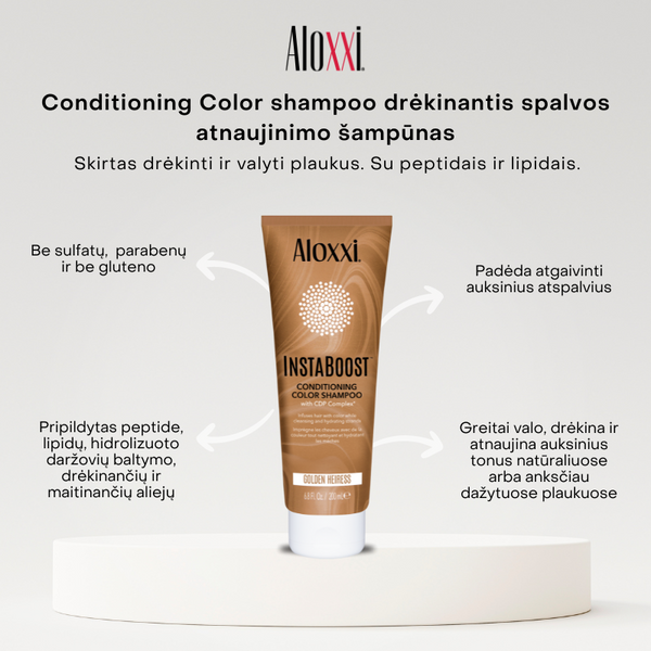 InstaBoost™ drėkinantis spalvos atnaujinimo šampūnas