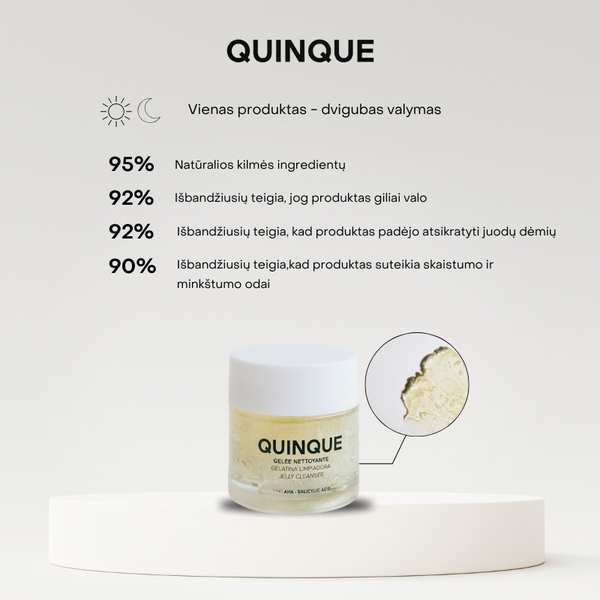 Valomasis želinis prausiklis su AHA, salicilo rūgštimi