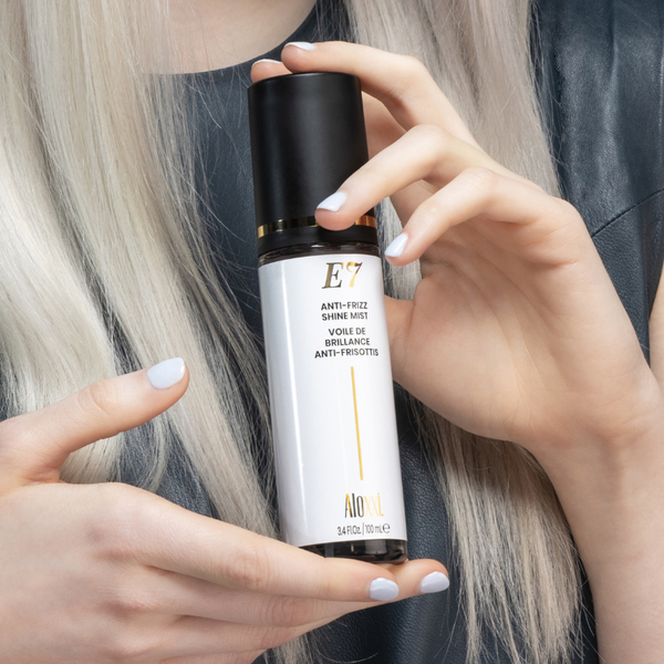 E7 anti-frizz shine mist blizgesio dulksna