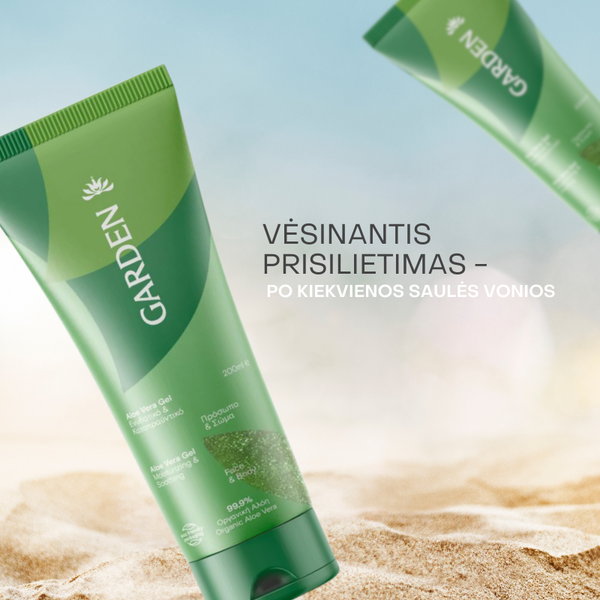 Organinis Aloe Vera gelis kūnui