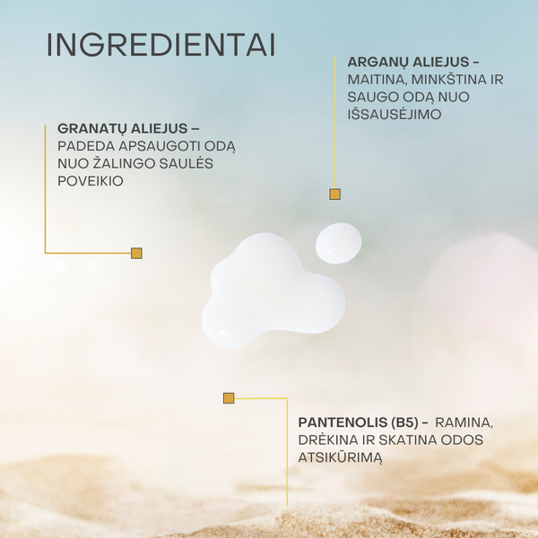 Kids Sunscreen purškiamas SPF50 losjonas vaikams