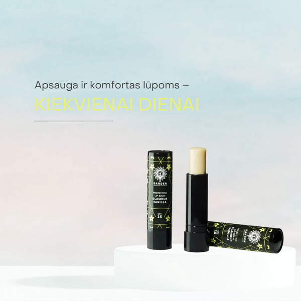 Vanilla lūpų balzamas su SPF15