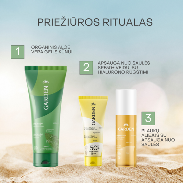 Organinis Aloe Vera gelis kūnui