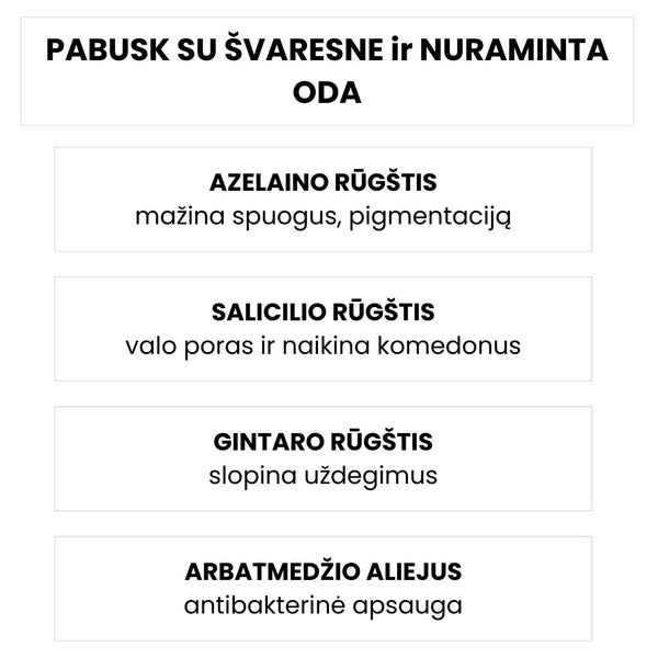 KSurgery Smooth veido pilingas azelaino rūgštis, saliciklo rūgštis, gintaro rūgštis