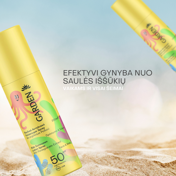 Kids Sunscreen purškiamas SPF50 losjonas vaikams