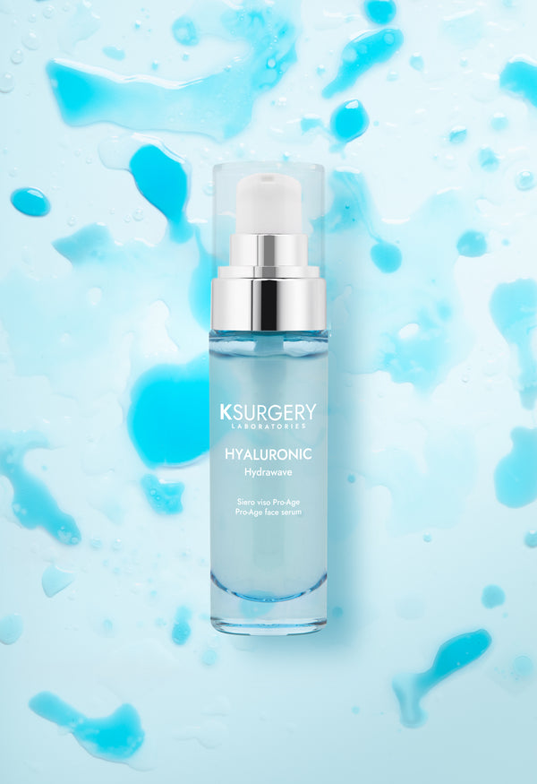 KSurgery Hydrawave Pro-Age intensyvus hialurono serumas 30ml buteliuke.