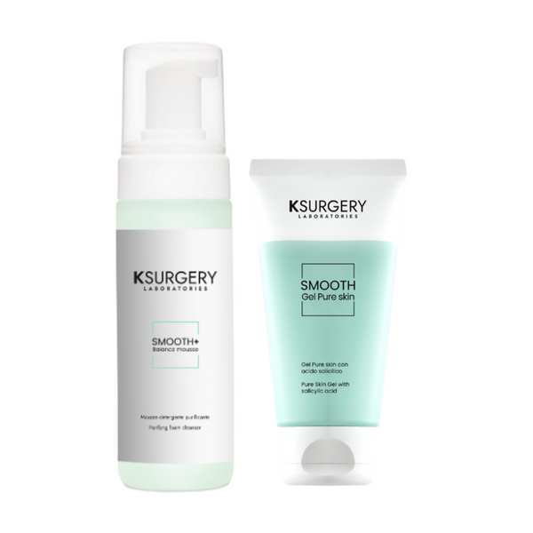 Ksurgery veido kosmetika probleminei odai: veido valymo putos, salicilio veido kremas gelis