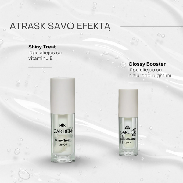 Shiny Treat lūpų aliejus su vitaminu E