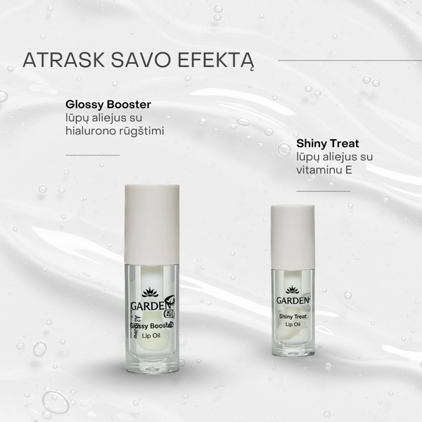 Glossy Booster lūpų aliejus su hialurono rūgštimi