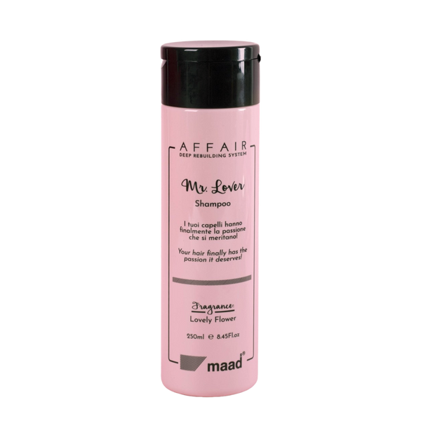 MAAD Mr.Lover Affair maitinamasis šampūnas 250ml buteliukas.