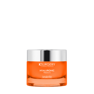 KSurgery Vitamin C Glow-Effect Kremas su vitaminu C ir hialurono rūgštimi 50ml indelyje.