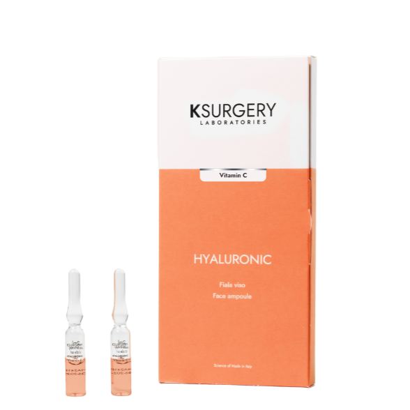 KSurgery Vitamin C veido ampulės su hialurono rūgštimi 2ml x 7 ampulėje.
