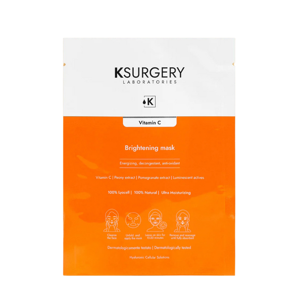 KSurgery Vitamin C Brightening Mask – skaistinanti veido kaukė iš natūralaus Lyocell pluošto