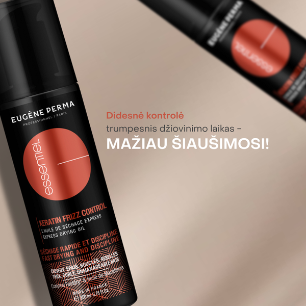 Essentiel Keratin Frizz Control Drying Oil plaukų aliejus