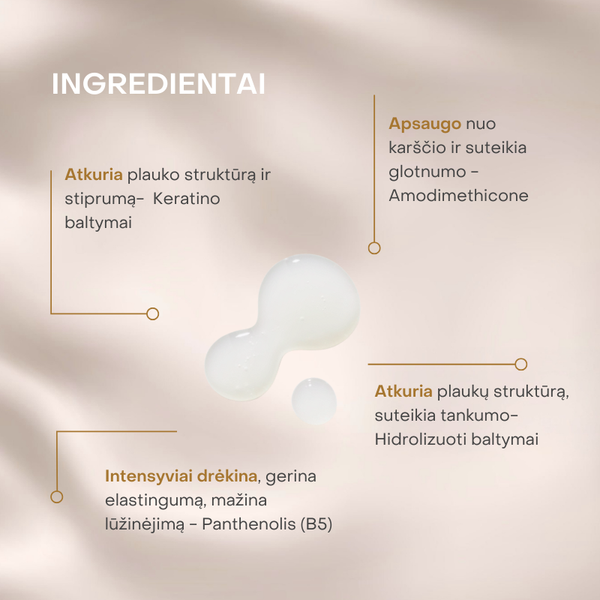 Essentiel Keratin Gold Booster kapsulės