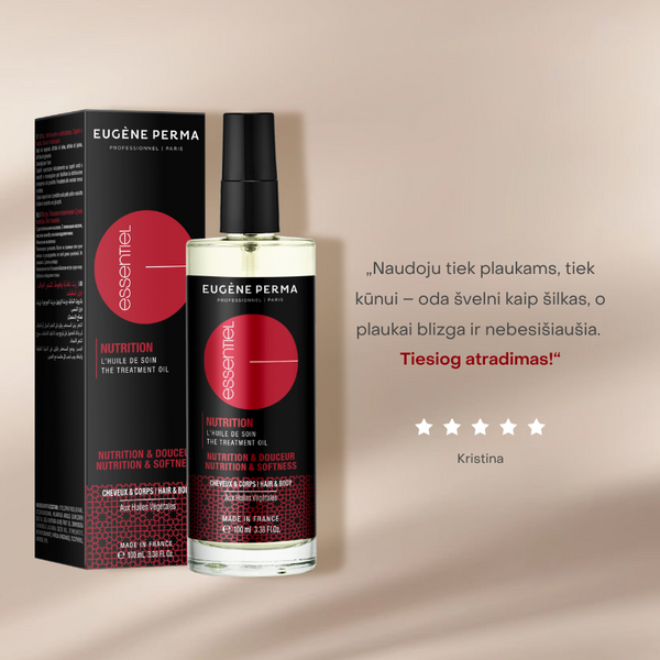Essentiel Keratin Nutrition maitinamasis aliejus
