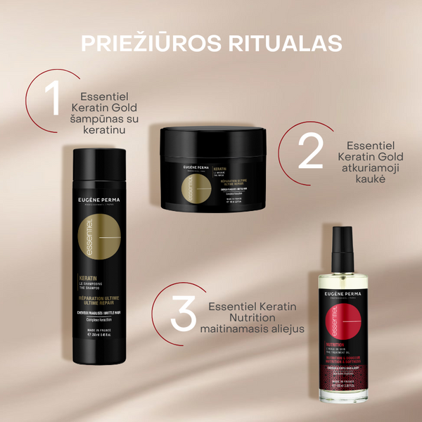 Essentiel Keratin Nutrition maitinamasis aliejus