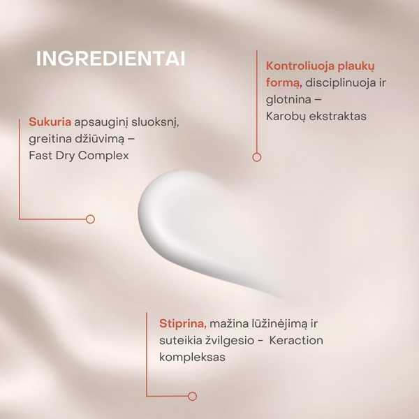 Essentiel Keratin Frizz Control Drying Oil plaukų aliejus