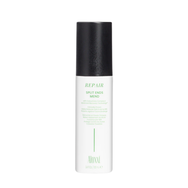 Aloxxi Split Ends Mend profesionalus serumas nuo skilinėjančių galiukų, su Advanced Recovery Technology ir ColourCare Complex