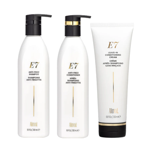 Aloxxi Eų sampunas, kondicionierius, nenuplanamas kremas. Anti-frizz kontroles sistema plaukams