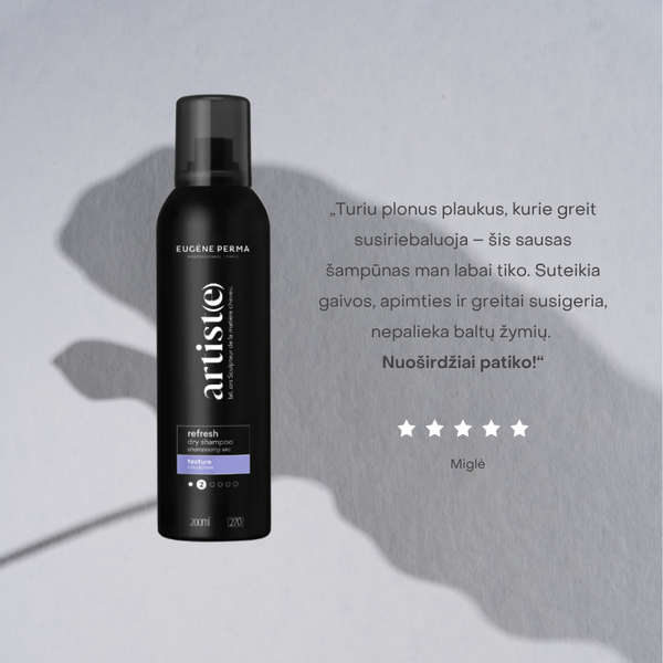 Artist(e) Refresh Dry sausas tekstūruojantis šampūnas