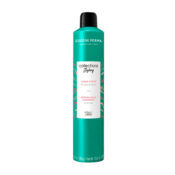 Eugène Perma Collections Nature Styling 500ml veganiškas stiprios fiksacijos plaukų lakas nuo drėgmės visų tipų plaukams