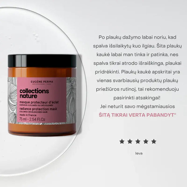 Collections Nature Radiance Protection plaukų kaukė 75ml