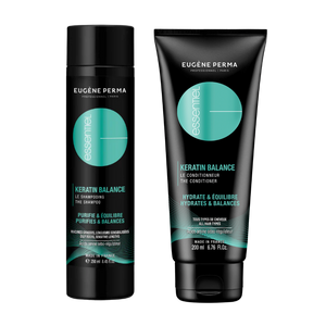 Essentiel Keratin balance rinkinys riebiai galvos odai ir sausiems plaukams