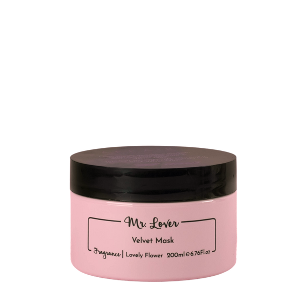 Maad Mr. Lover Velvet Mask plaukų kaukė rožinėje pakuotėje, 200ml 