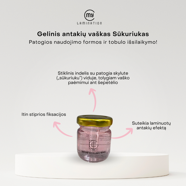 Brow Styling Wax gelinis antakių vaškas