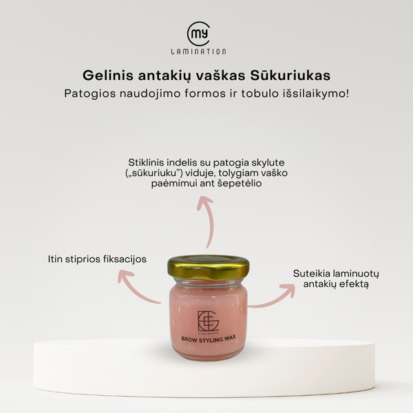 Brow Styling Wax gelinis antakių vaškas