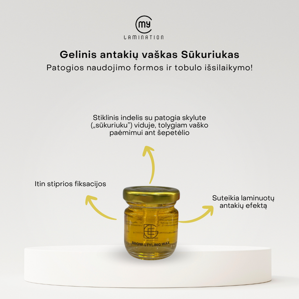 Brow Styling Wax gelinis antakių vaškas