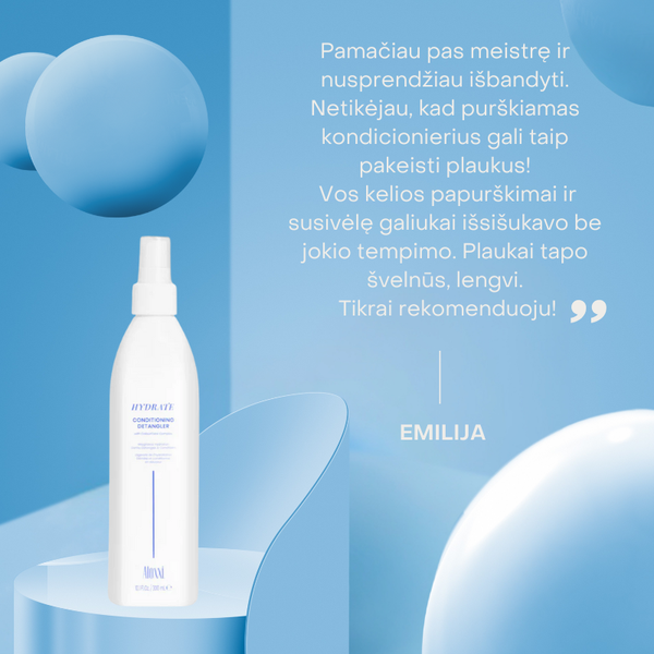 Conditioning Detangler kondicionierius–purškiklis nuo vėlimosi