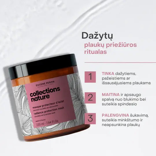 Collections Nature Radiance Protection plaukų kaukė