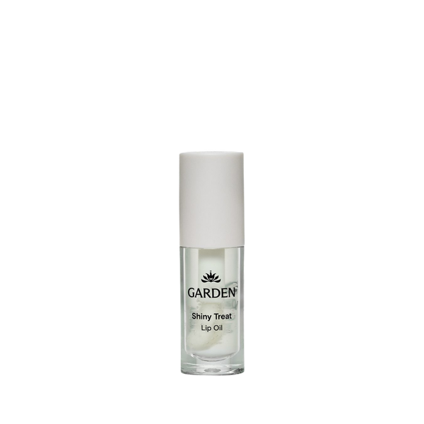 GARDEN Shiny Treat lūpų aliejus su 7 natūraliais aliejais ir vitaminu E, 6ml – intensyvus žvilgesys ir apsauga