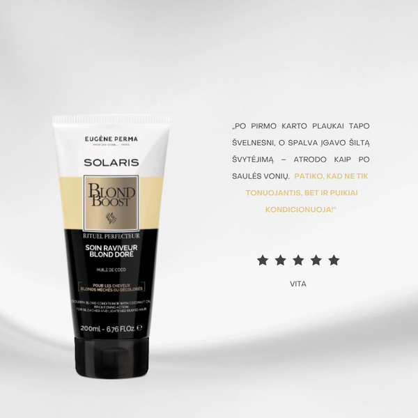 Solaris Blond Care Dore tonuojantis kondicionierius