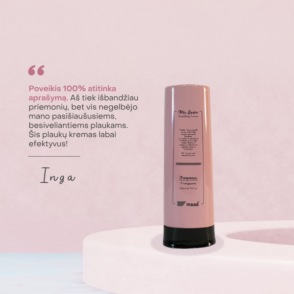 Mr. Lover Affair Smoothing Creme nenuplaunama termo-apsauga