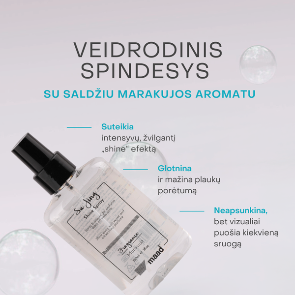 Maad Su Jing Shine Spray su poliravimo efektu